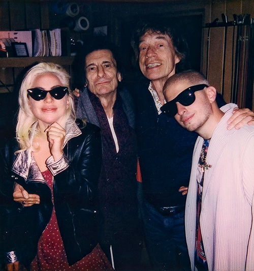 Lady Gaga with Rolling Stones