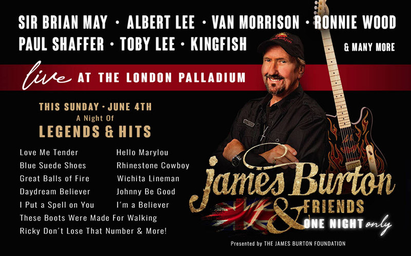 James Burton Friends 2023 London