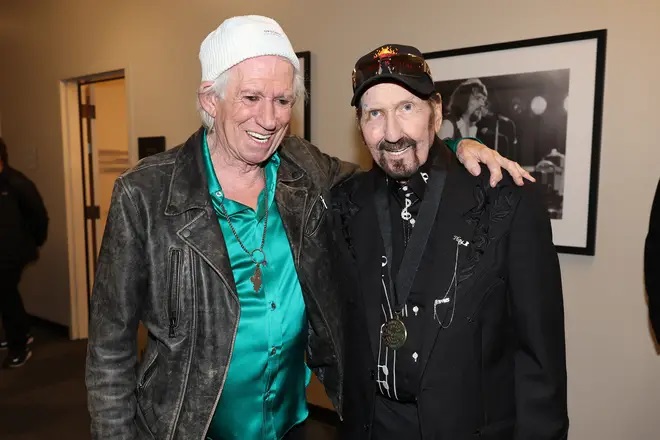 Keith Richards and James Burton